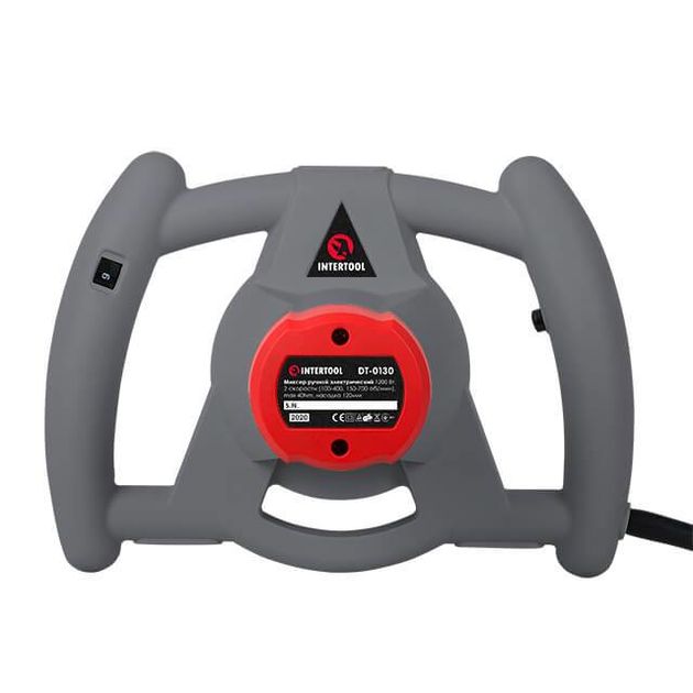 Миксер строительный электрический 1200 Вт, 2 скорости INTERTOOL DT-0130, фото , изображение 8 | SNABZHENIE.com.ua Миксер строительный электрический 1200 Вт, 2 скорости INTERTOOL DT-0130, фото , изображение 8 | SNABZHENIE.com.ua
