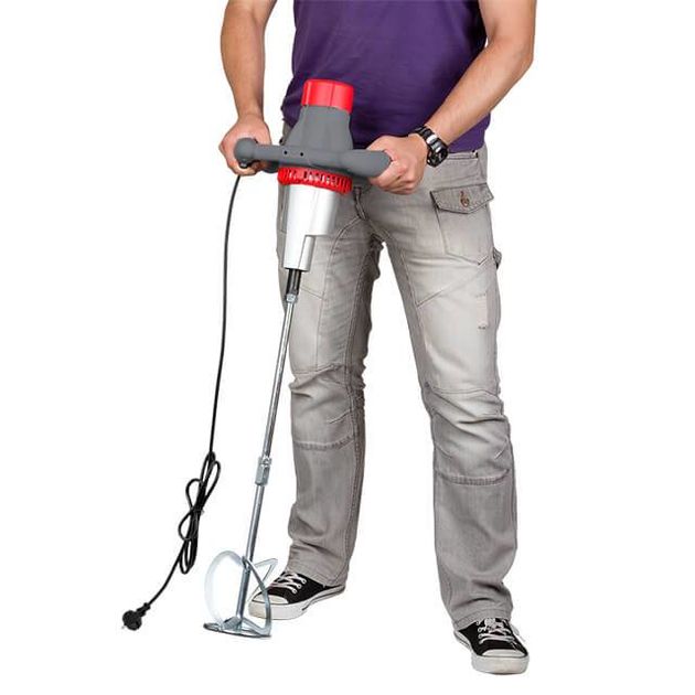 Миксер строительный электрический 1200 Вт, 2 скорости INTERTOOL DT-0130, фото , изображение 9 | SNABZHENIE.com.ua Миксер строительный электрический 1200 Вт, 2 скорости INTERTOOL DT-0130, фото , изображение 9 | SNABZHENIE.com.ua