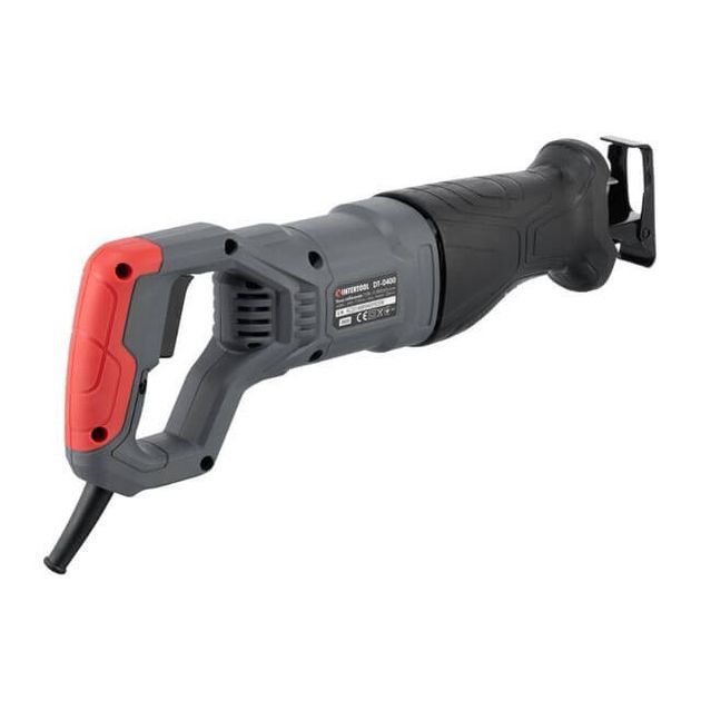 Сабельна пила 710 Вт, 0-2800 об/мин, макс. різ 115 мм, хід пилки 20 мм INTERTOOL DT-0400, фото , зображення 4 | SNABZHENIE.com.ua Сабельна пила 710 Вт, 0-2800 об/мин, макс. різ 115 мм, хід пилки 20 мм INTERTOOL DT-0400, фото , зображення 4 | SNABZHENIE.com.ua