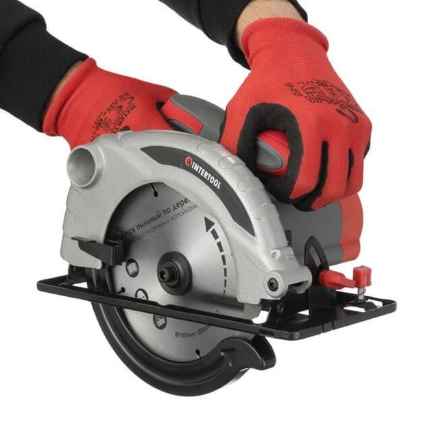 Дискова пила 1300 Вт, 5000 об/хв, кут нахилу 0-45°, глибина розпилу 41/57 мм, диск 185 20 мм INTERTOOL DT-0613, фото , зображення 10 | SNABZHENIE.com.ua Дискова пила 1300 Вт, 5000 об/хв, кут нахилу 0-45°, глибина розпилу 41/57 мм, диск 185 20 мм INTERTOOL DT-0613, фото , зображення 10 | SNABZHENIE.com.ua