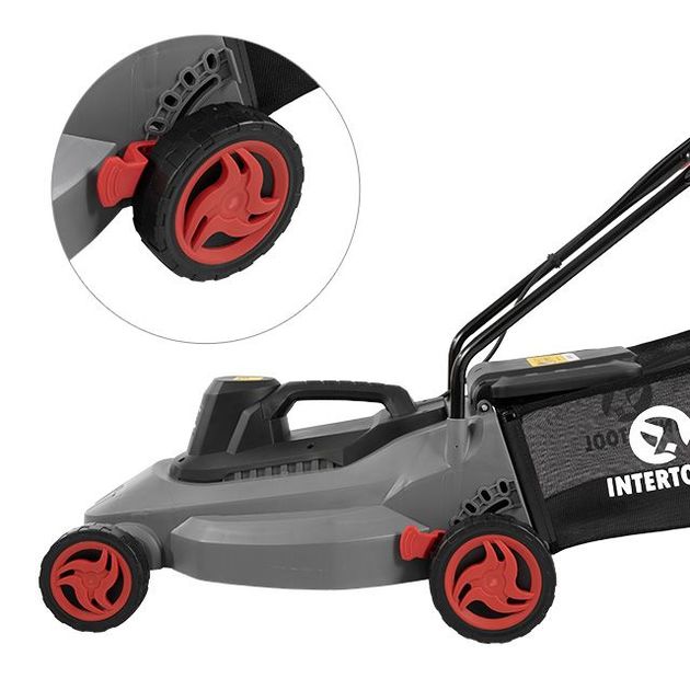 Электрическая газонокосилка INTERTOOL DT-2262, 1.8 кВт, 400 мм, фото , изображение 10 | SNABZHENIE.com.ua Электрическая газонокосилка INTERTOOL DT-2262, 1.8 кВт, 400 мм, фото , изображение 10 | SNABZHENIE.com.ua