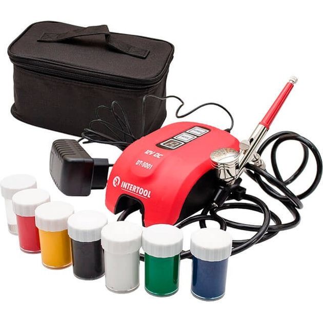 Аэрограф электрический INTERTOOL DT-5001, фото , изображение 6 | SNABZHENIE.com.ua Аэрограф электрический INTERTOOL DT-5001, фото , изображение 6 | SNABZHENIE.com.ua
