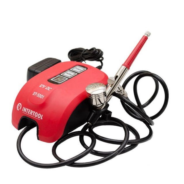 Аэрограф электрический INTERTOOL DT-5001, фото  | SNABZHENIE.com.ua
