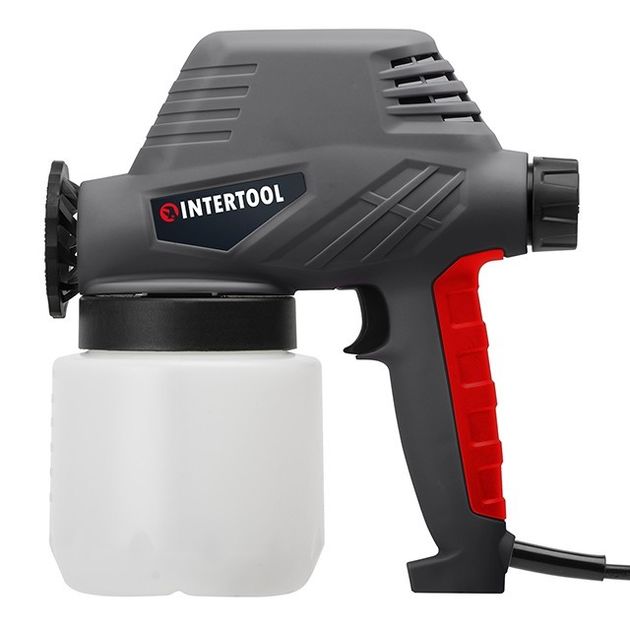 Электрический краскопульт 110 Вт, форсунка 0.8 мм, бачок 0.8 л, 300 мл/мин INTERTOOL DT-5012, фото , изображение 6 | SNABZHENIE.com.ua Электрический краскопульт 110 Вт, форсунка 0.8 мм, бачок 0.8 л, 300 мл/мин INTERTOOL DT-5012, фото , изображение 6 | SNABZHENIE.com.ua
