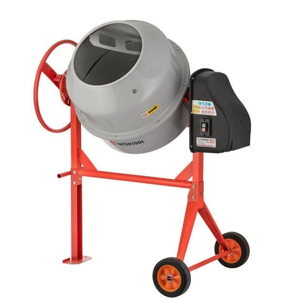 Бетоносмісник 650 Вт, 160 л, 24-29 об/хв INTERTOOL DT-9160, фото  | SNABZHENIE.com.ua