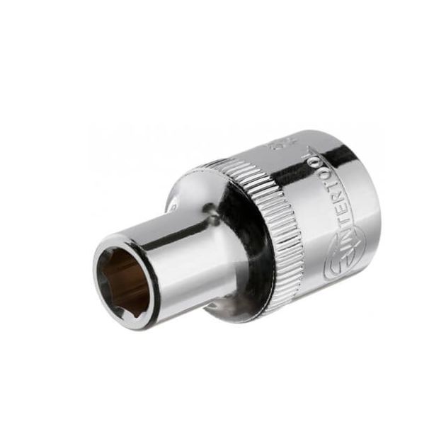 Головка шестигранная 1/2", 8x38 мм, хром-ванадий INTERTOOL ET-0008, фото  | SNABZHENIE.com.ua