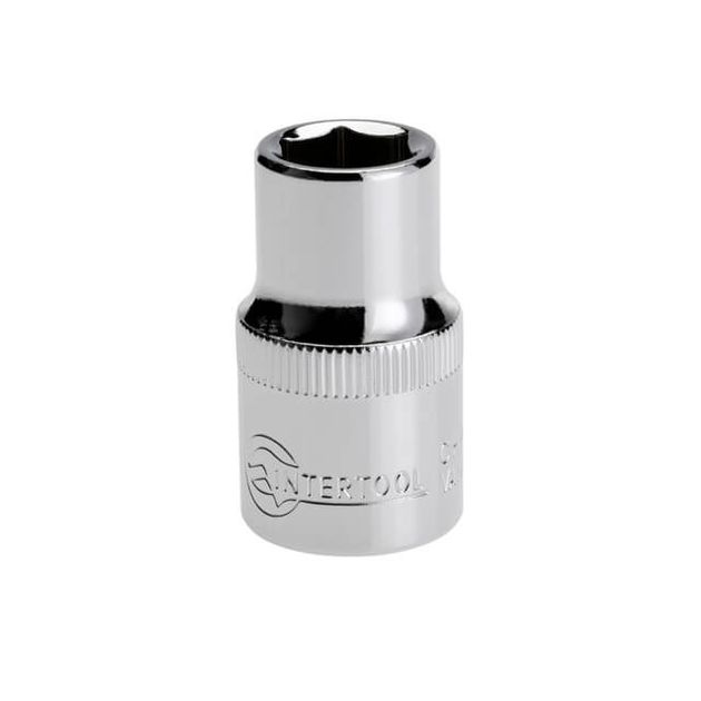 Головка шестигранная 1/2", 12x38 мм, хром-ванадий INTERTOOL, фото , изображение 2 | SNABZHENIE.com.ua Головка шестигранная 1/2", 12x38 мм, хром-ванадий INTERTOOL, фото , изображение 2 | SNABZHENIE.com.ua
