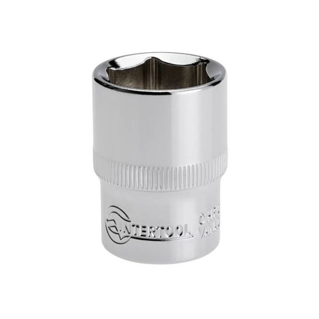 Головка шестигранная 1/2" 20x38 мм хром-ванадий INTERTOOL ET-0020, фото , изображение 2 | SNABZHENIE.com.ua