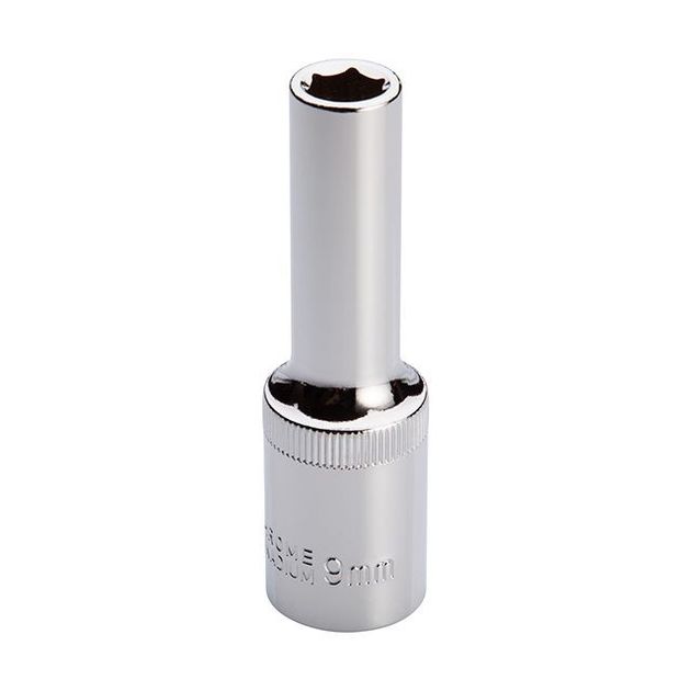Головка шестигранная удлиненная 1/2", 9x78 мм, хром-ванадий INTERTOOL ET-0109, фото , зображення 2 | SNABZHENIE.com.ua Головка шестигранная удлиненная 1/2", 9x78 мм, хром-ванадий INTERTOOL ET-0109, фото , зображення 2 | SNABZHENIE.com.ua