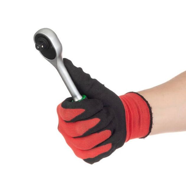 Набор торцевых головок 20 ед. 6-24 мм, 3/8", рукоятка с храповым механизмом, 72 зуба, Cr-V INTERTOOL ET-6020, фото , зображення 6 | SNABZHENIE.com.ua