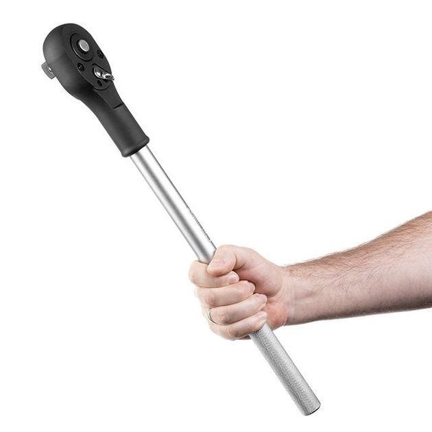 Рукоятка 3/4" с храповым механизмом 500 мм INTERTOOL ET-7005, фото , изображение 5 | SNABZHENIE.com.ua Рукоятка 3/4" с храповым механизмом 500 мм INTERTOOL ET-7005, фото , изображение 5 | SNABZHENIE.com.ua