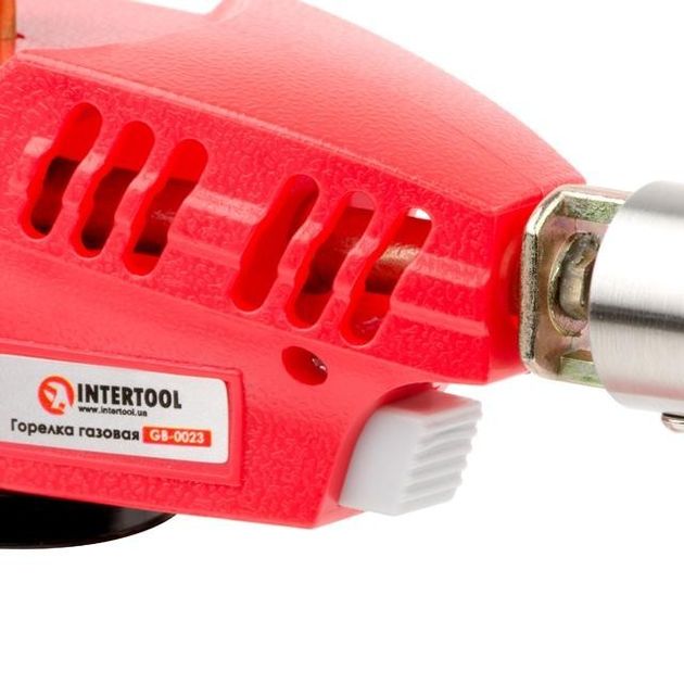 Газовая горелка с пьезозажиганием и регулятором INTERTOOL GB-0023, фото , изображение 7 | SNABZHENIE.com.ua Газовая горелка с пьезозажиганием и регулятором INTERTOOL GB-0023, фото , изображение 7 | SNABZHENIE.com.ua
