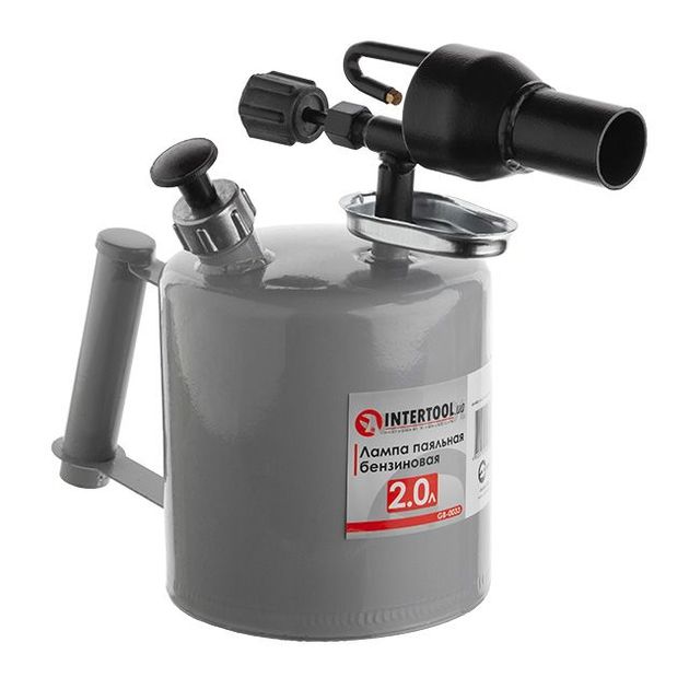 Лампа паяльная бензиновая 2.0 л INTERTOOL GB-0033, фото , изображение 2 | SNABZHENIE.com.ua Лампа паяльная бензиновая 2.0 л INTERTOOL GB-0033, фото , изображение 2 | SNABZHENIE.com.ua