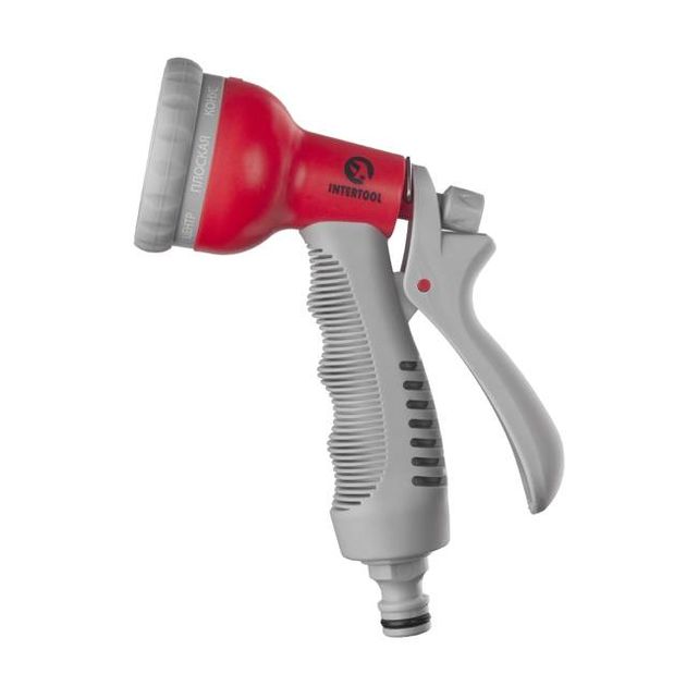Пистолет-распылитель 8 в 1 для полива, INTERTOOL GE-0001, фото  | SNABZHENIE.com.ua
