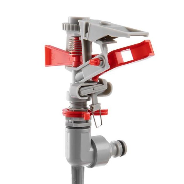 Дощовик пульсуючий з повною/частковою зоною поливу на костилі, круг/сектор поливу до 12 м, Zinc alloy INTERTOOL GE-0056, фото , зображення 5 | SNABZHENIE.com.ua Дощовик пульсуючий з повною/частковою зоною поливу на костилі, круг/сектор поливу до 12 м, Zinc alloy INTERTOOL GE-0056, фото , зображення 5 | SNABZHENIE.com.ua