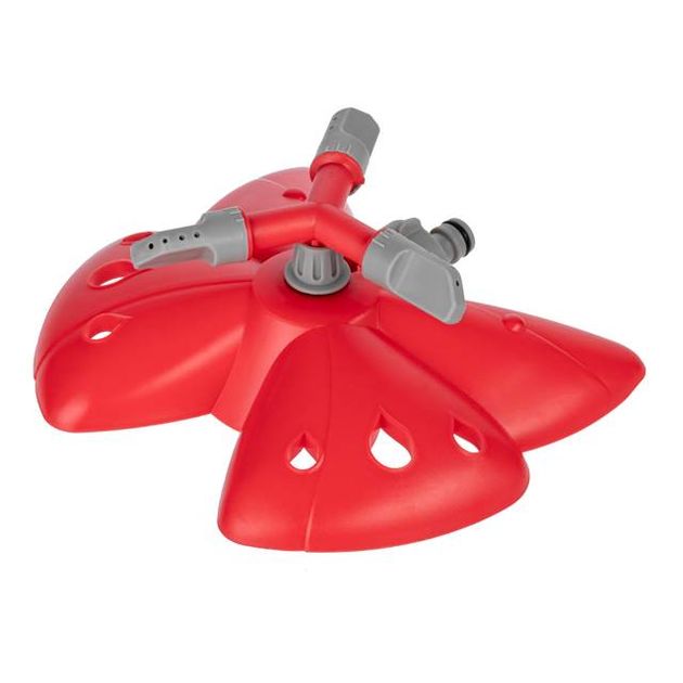 Дощуватель круговий з обертовою головкою на базі, PP, ABS INTERTOOL GE-0070, фото , зображення 2 | SNABZHENIE.com.ua Дощуватель круговий з обертовою головкою на базі, PP, ABS INTERTOOL GE-0070, фото , зображення 2 | SNABZHENIE.com.ua