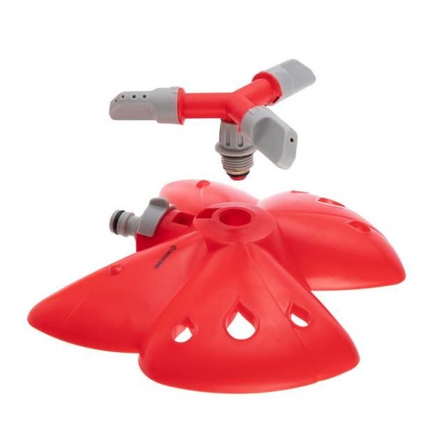 Дощуватель круговий з обертовою головкою на базі, PP, ABS INTERTOOL GE-0070, фото , зображення 3 | SNABZHENIE.com.ua Дощуватель круговий з обертовою головкою на базі, PP, ABS INTERTOOL GE-0070, фото , зображення 3 | SNABZHENIE.com.ua