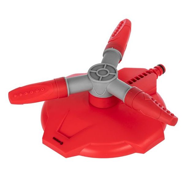 Дощуватель круговий з трьома розпилювачами з обертовою головкою на базі INTERTOOL GE-0075, фото , зображення 6 | SNABZHENIE.com.ua Дощуватель круговий з трьома розпилювачами з обертовою головкою на базі INTERTOOL GE-0075, фото , зображення 6 | SNABZHENIE.com.ua