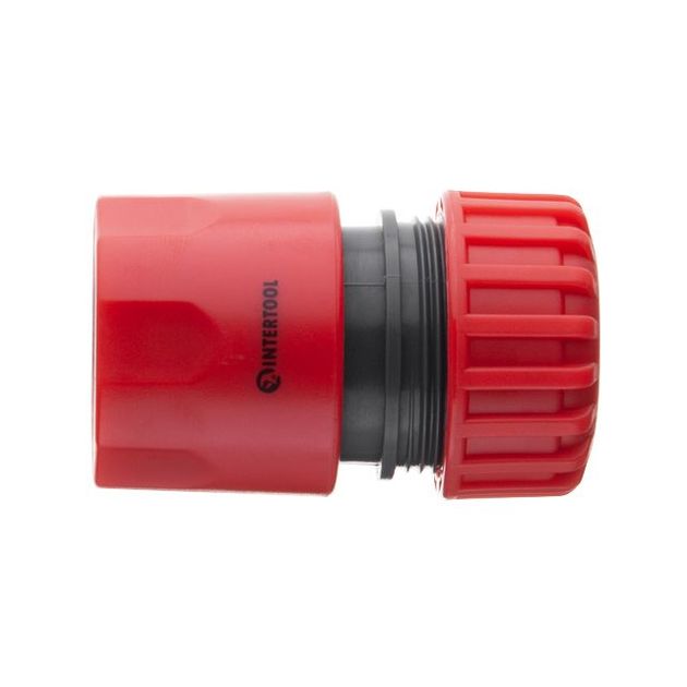 Коннектор с аквастопом 3/4" для шланга 3/4" INTERTOOL GE-1021, фото , зображення 3 | SNABZHENIE.com.ua Коннектор с аквастопом 3/4" для шланга 3/4" INTERTOOL GE-1021, фото , зображення 3 | SNABZHENIE.com.ua