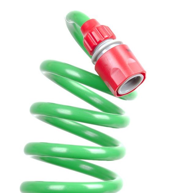 Спиральный поливочный шланг 15 м с конекторами INTERTOOL GE-4002, фото , изображение 10 | SNABZHENIE.com.ua