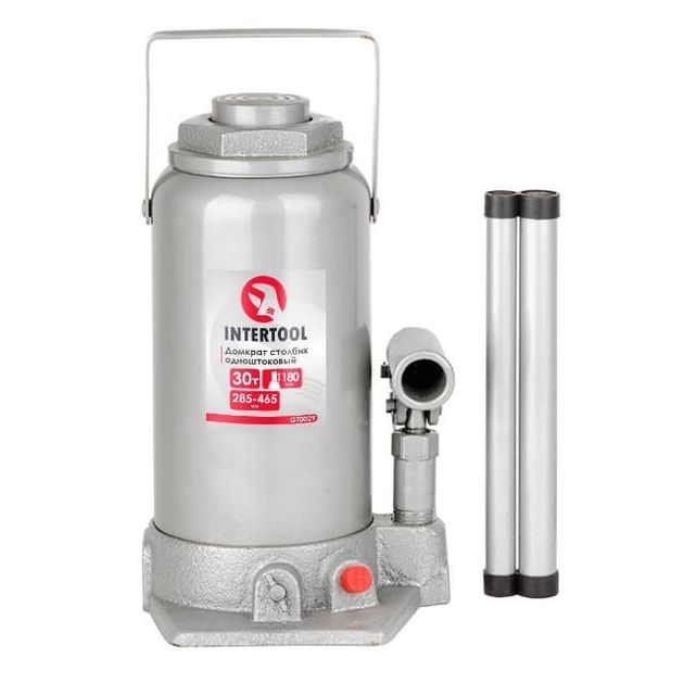 Домкрат столбиковый 30 т INTERTOOL GT0029, фото  | SNABZHENIE.com.ua