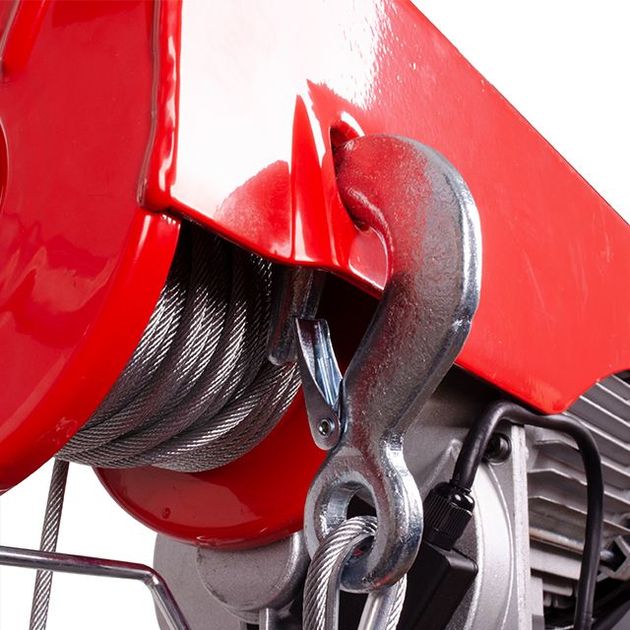 Электрическая лебедка INTERTOOL GT1483, 1600Вт, 500кг, трос 5.6мм*12м, фото , изображение 3 | SNABZHENIE.com.ua