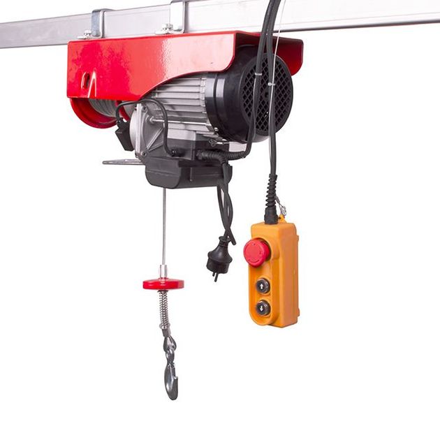 Электрическая лебедка INTERTOOL GT1483, 1600Вт, 500кг, трос 5.6мм*12м, фото , изображение 4 | SNABZHENIE.com.ua