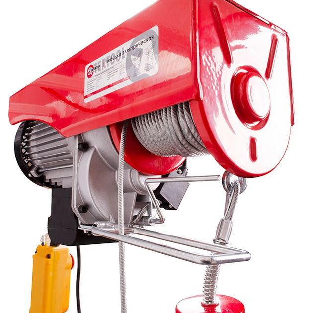 Электрическая лебедка INTERTOOL GT1483, 1600Вт, 500кг, трос 5.6мм*12м, фото , изображение 5 | SNABZHENIE.com.ua
