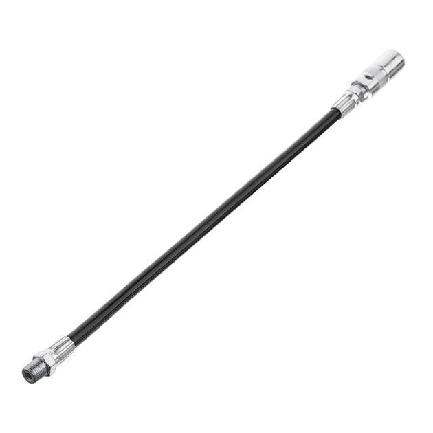 Гибкий шланг для смазочного шприца 8x300 мм INTERTOOL HT-0064, фото , изображение 2 | SNABZHENIE.com.ua Гибкий шланг для смазочного шприца 8x300 мм INTERTOOL HT-0064, фото , изображение 2 | SNABZHENIE.com.ua