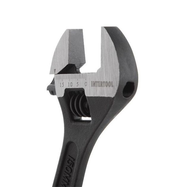 Ключ разводной 150 мм INTERTOOL HT-0191, фото , зображення 3 | SNABZHENIE.com.ua Ключ разводной 150 мм INTERTOOL HT-0191, фото , зображення 3 | SNABZHENIE.com.ua