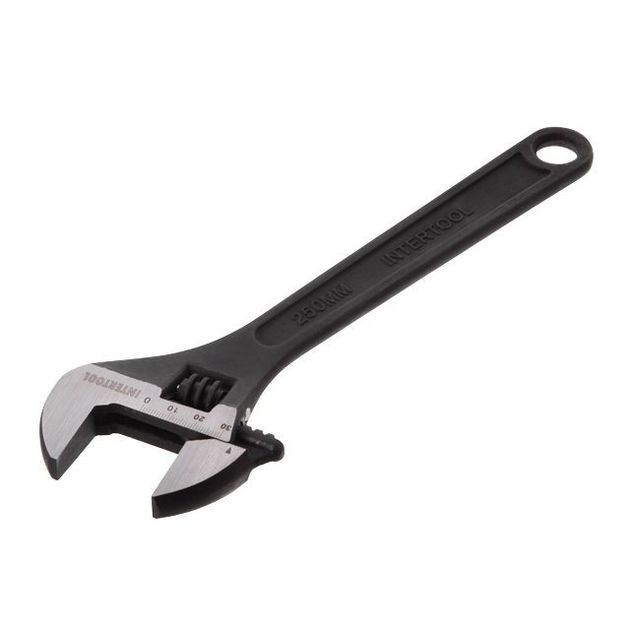 Ключ разводной 250 мм INTERTOOL HT-0193, фото , зображення 2 | SNABZHENIE.com.ua