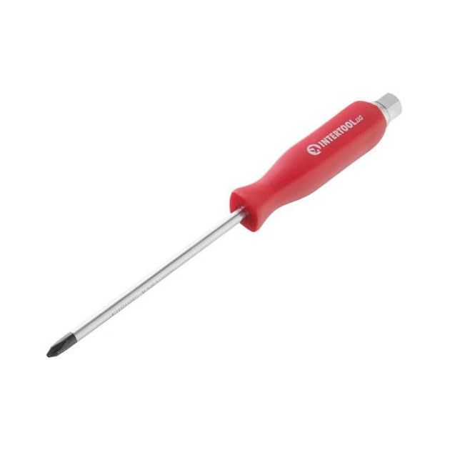 Отвертка ударная PH2x125 мм Cr-V INTERTOOL HT-0488, фото  | SNABZHENIE.com.ua