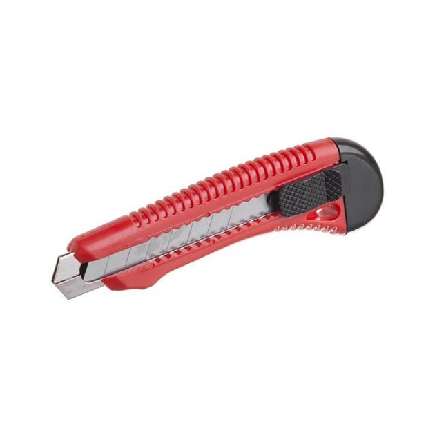Нож сегментный 18мм с металлической направляющей INTERTOOL HT-0501, фото  | SNABZHENIE.com.ua