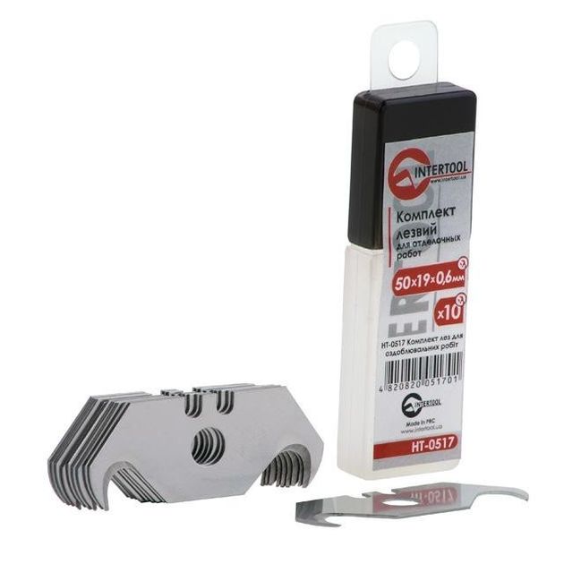 Комплект лезвий HOOK INTERTOOL HT-0517, фото , изображение 3 | SNABZHENIE.com.ua Комплект лезвий HOOK INTERTOOL HT-0517, фото , изображение 3 | SNABZHENIE.com.ua