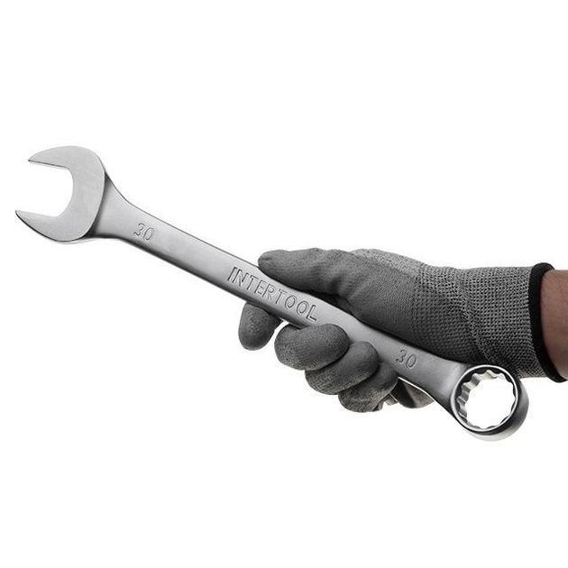 Ключ комбинированный INTERTOOL HT-1230, 30 мм, Cr-V, фото , изображение 4 | SNABZHENIE.com.ua Ключ комбинированный INTERTOOL HT-1230, 30 мм, Cr-V, фото , изображение 4 | SNABZHENIE.com.ua