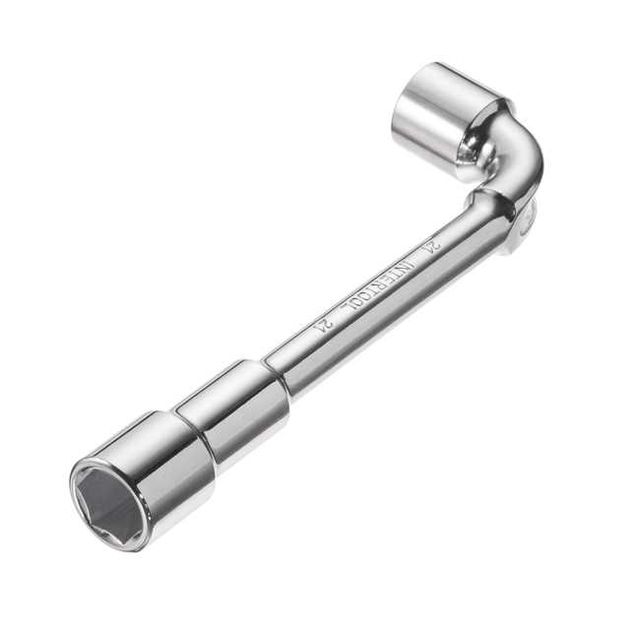 Ключ торцевий з отвором L-образний 21 мм INTERTOOL HT-1621, фото , зображення 3 | SNABZHENIE.com.ua Ключ торцевий з отвором L-образний 21 мм INTERTOOL HT-1621, фото , зображення 3 | SNABZHENIE.com.ua