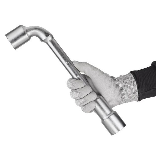 Ключ торцевий з отвором L-образний 32 мм INTERTOOL HT-1632, фото , зображення 4 | SNABZHENIE.com.ua Ключ торцевий з отвором L-образний 32 мм INTERTOOL HT-1632, фото , зображення 4 | SNABZHENIE.com.ua