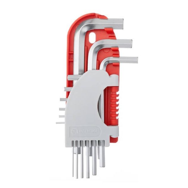 Набор Г-образных ключей 9 шт. 1,5-10 мм INTERTOOL HT-1801, фото  | SNABZHENIE.com.ua