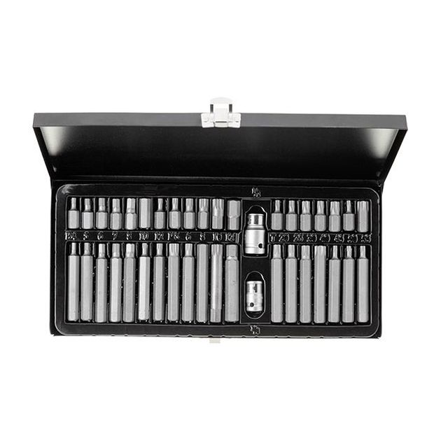 Набор звезд и шестигранников 40 ед. INTERTOOL HT-1848, фото , зображення 2 | SNABZHENIE.com.ua Набор звезд и шестигранников 40 ед. INTERTOOL HT-1848, фото , зображення 2 | SNABZHENIE.com.ua