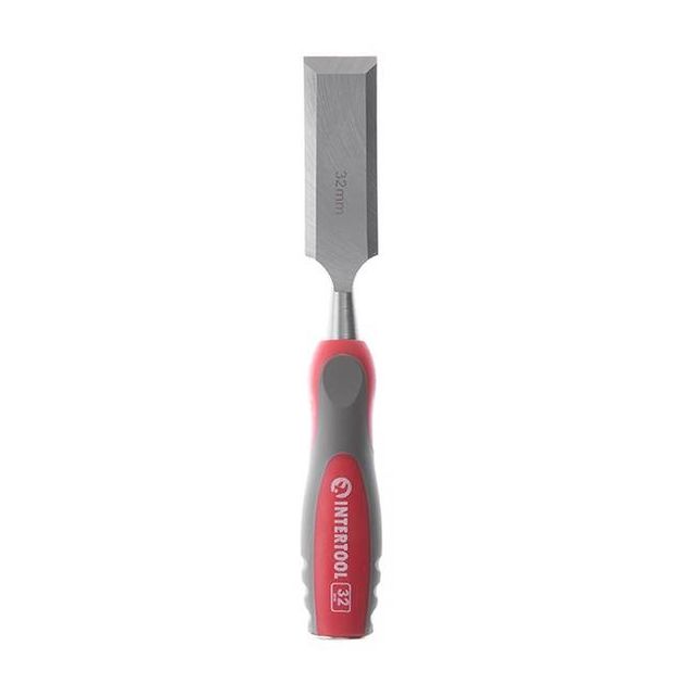 Стамеска 32 мм, Cr-V, двокомпонентна рукоятка INTERTOOL HT-3532, фото , зображення 3 | SNABZHENIE.com.ua Стамеска 32 мм, Cr-V, двокомпонентна рукоятка INTERTOOL HT-3532, фото , зображення 3 | SNABZHENIE.com.ua