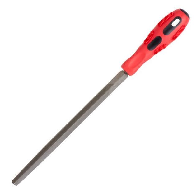 Напильник треугольный 200 мм INTERTOOL HT-3711, фото  | SNABZHENIE.com.ua