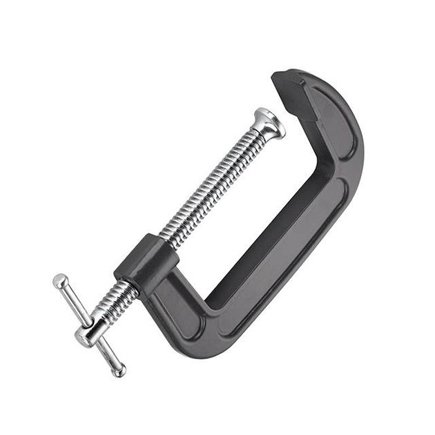 Струбцина тип G 4, длина 100 мм INTERTOOL HT-6016, фото  | SNABZHENIE.com.ua