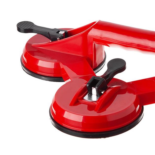 Держатель-присоска тройной 3x120 мм, макс. 160 кг INTERTOOL HT-7103, фото , изображение 2 | SNABZHENIE.com.ua