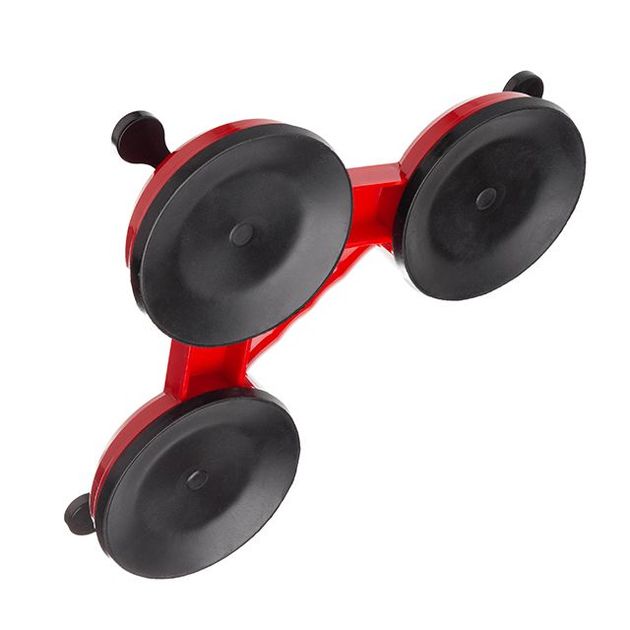 Держатель-присоска тройной 3x120 мм, макс. 160 кг INTERTOOL HT-7103, фото , изображение 4 | SNABZHENIE.com.ua