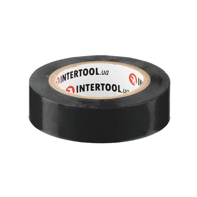 Лента ізоляційна 0,15 мм x 17 мм x 10 м чорна INTERTOOL IT-0011, фото , зображення 2 | SNABZHENIE.com.ua Лента ізоляційна 0,15 мм x 17 мм x 10 м чорна INTERTOOL IT-0011, фото , зображення 2 | SNABZHENIE.com.ua