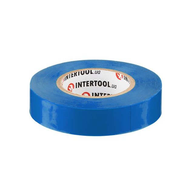 Изоляционная лента 0,15 мм x 17 мм x 20 м синяя INTERTOOL IT-0020, фото , изображение 2 | SNABZHENIE.com.ua Изоляционная лента 0,15 мм x 17 мм x 20 м синяя INTERTOOL IT-0020, фото , изображение 2 | SNABZHENIE.com.ua