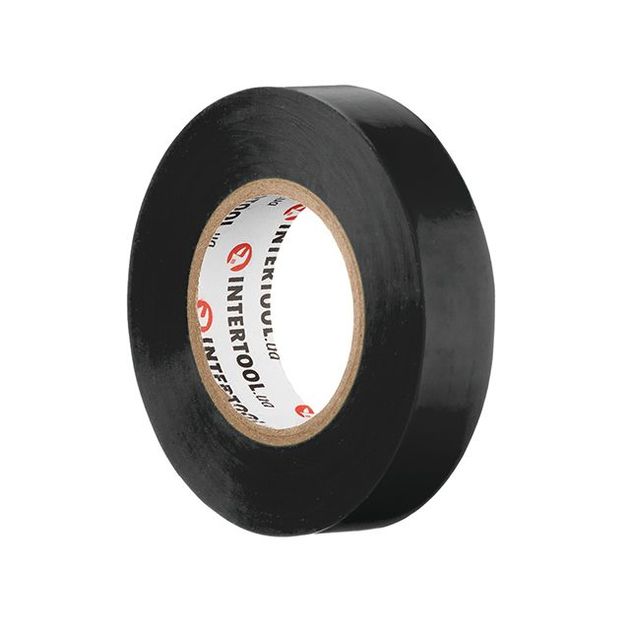 Лента ізоляційна 0,15 мм x 17 мм x 20 м чорна INTERTOOL IT-0021, фото , зображення 3 | SNABZHENIE.com.ua Лента ізоляційна 0,15 мм x 17 мм x 20 м чорна INTERTOOL IT-0021, фото , зображення 3 | SNABZHENIE.com.ua