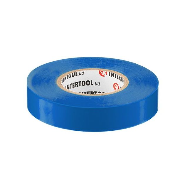 Изоляционная лента 0,15 мм x 17 мм x 25 м синяя INTERTOOL IT-0025, фото , изображение 2 | SNABZHENIE.com.ua Изоляционная лента 0,15 мм x 17 мм x 25 м синяя INTERTOOL IT-0025, фото , изображение 2 | SNABZHENIE.com.ua