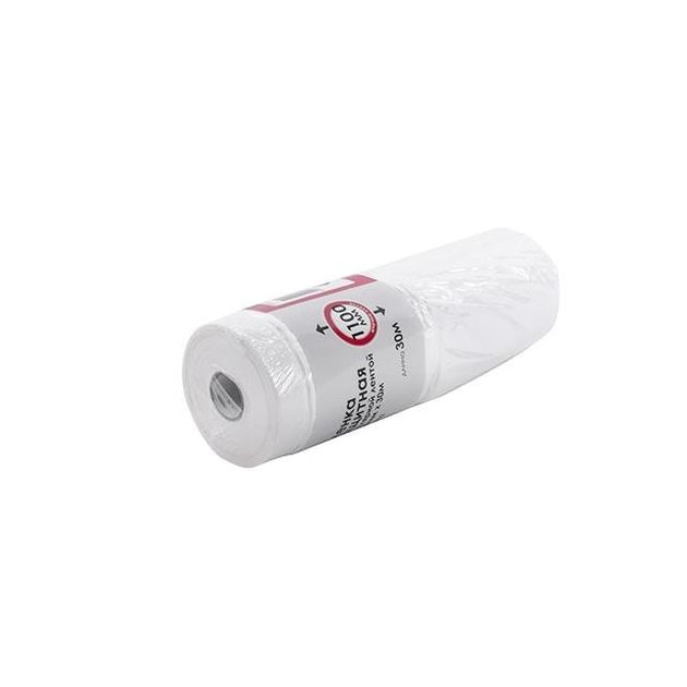 Защитная пленка с малярной лентой 1100 мм*30 м INTERTOOL KT-0802, фото , изображение 2 | SNABZHENIE.com.ua Защитная пленка с малярной лентой 1100 мм*30 м INTERTOOL KT-0802, фото , изображение 2 | SNABZHENIE.com.ua