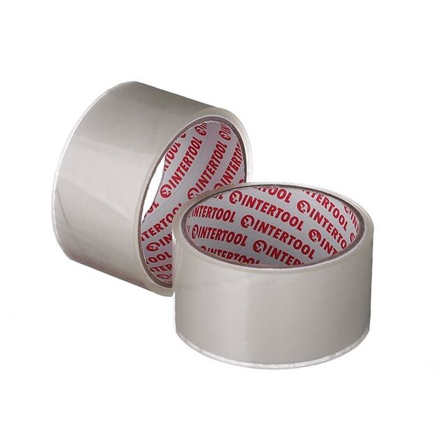Прозрачный скотч 48мм*25м INTERTOOL KT-0901, 52мкм, фото  | SNABZHENIE.com.ua